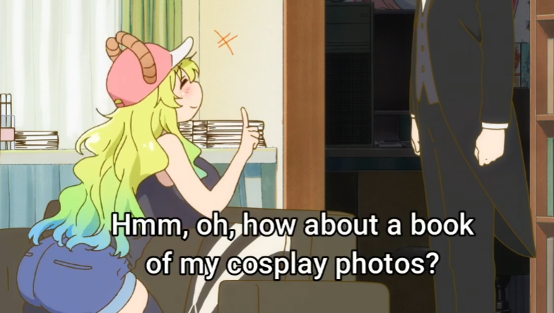 CheeseStyxArt's tweet photo. ok, serious question. Thinking of a future piece and want to do one of Lucoa. Based off the recent episode where she sells cosplay photos, what cosplay would you like to see? I'll make a poll of the more popular ones to decide! https://t.co/46SWcP2VEe