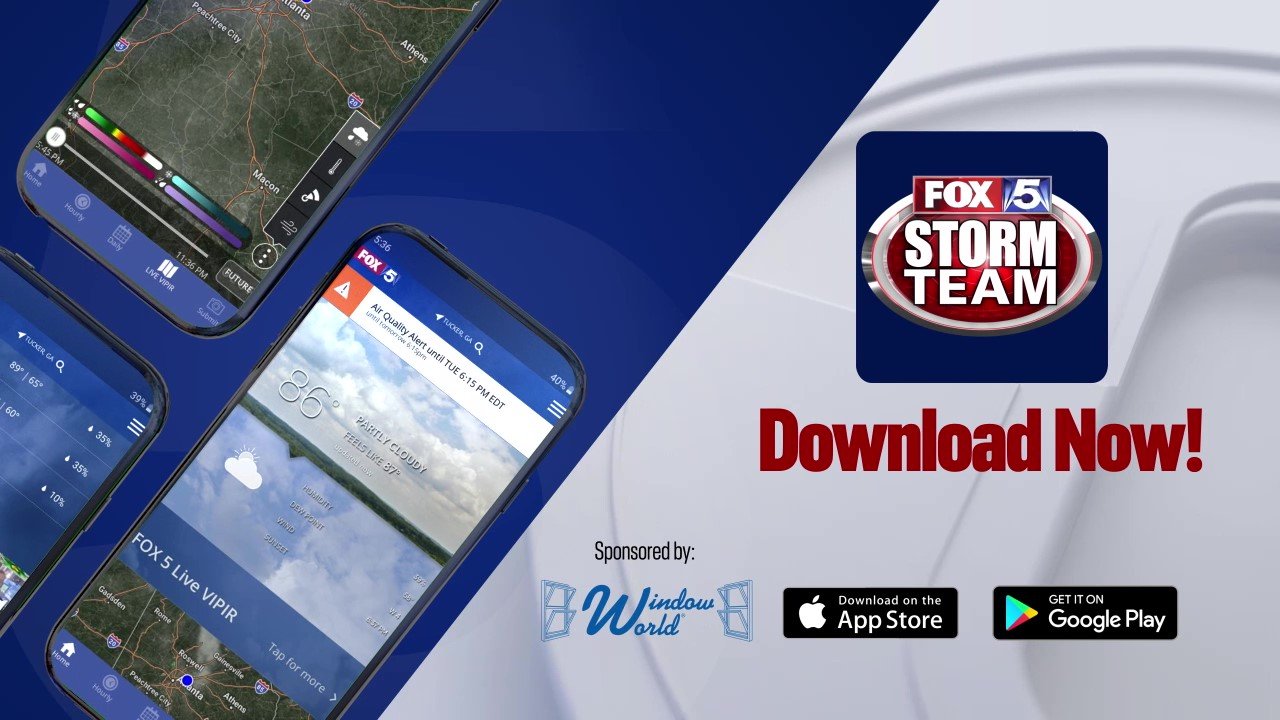 Download the FOX 5 Storm Team app
