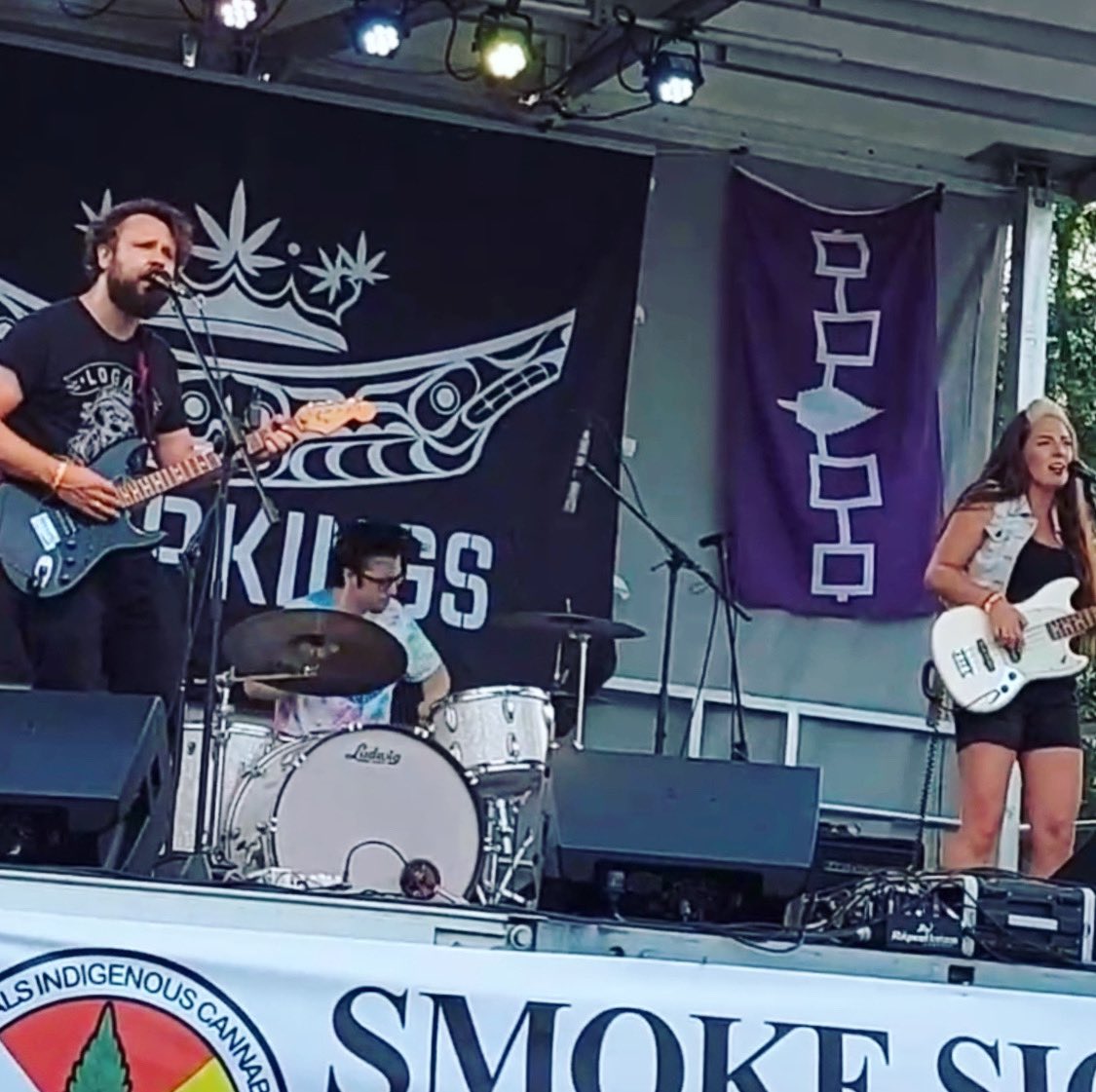 What an amazing time at <a href="/IndigCannaCup/">Indigenous Cannabis Cup</a> ! I’m so thankful to have been invited, to vend w/ my Travelling Boutique and play some original rock n roll with <a href="/mattyfxsimpson/">Matty Simpson</a> and <a href="/LoganStaats/">Logan Staats</a> . Some normalcy to end my summer! Man, it felt good to be on a stage with my bass cranked! 🤩