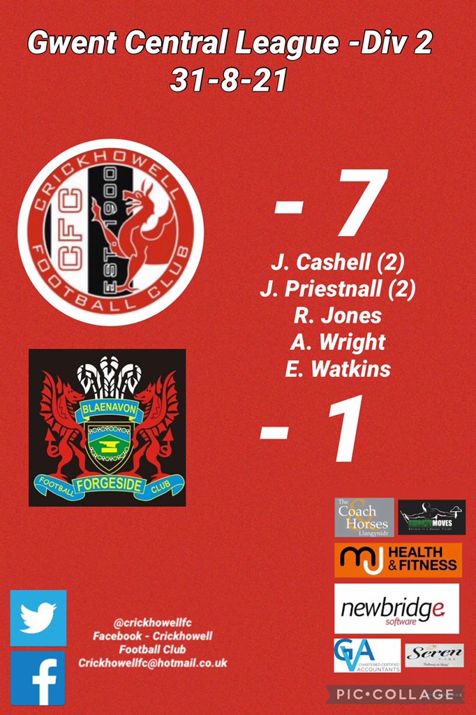 This evenings Reserves result. 👍⚽️