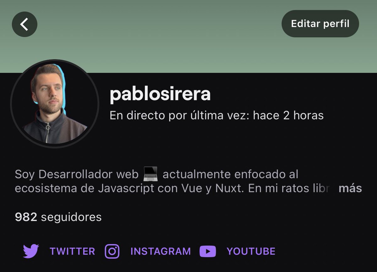 pablosirera's tweet image. Estoy muy cerca de los 1k en Twitch 😍

¿Me ayudas a llegar 😇?
Es solo un número, pero me haría mucha ilusión llegar 😃

twitch.tv/pablosirera