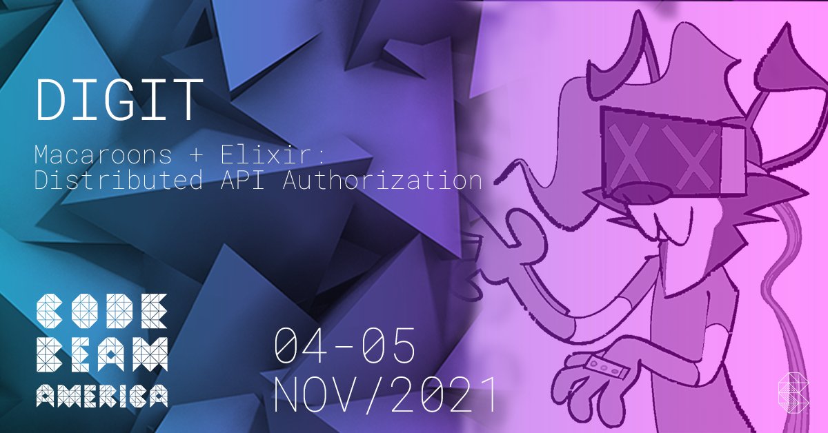 Code BEAM (@codebeamio) on Twitter photo Discover why Macaroons are useful in the context of an #Elixir web API/Application. Join <a href="/doawoo/">_𝚍𝚒𝚐𝚒𝚝__ 🏳️🌈🐕</a> at #CodeBEAM America for his keynote "Macaroons + Elixir: Distributed API Authorization"
Get your in-person or virtual ticket👉codesync.global/conferences/co…
#WeBEAMtogether #Elixirlang Discover why Macaroons are useful in the context of an #Elixir web API/Application. Join <a href="/doawoo/">_𝚍𝚒𝚐𝚒𝚝__ 🏳️🌈🐕</a> at #CodeBEAM America for his keynote "Macaroons + Elixir: Distributed API Authorization"
Get your in-person or virtual ticket👉codesync.global/conferences/co…
#WeBEAMtogether #Elixirlang