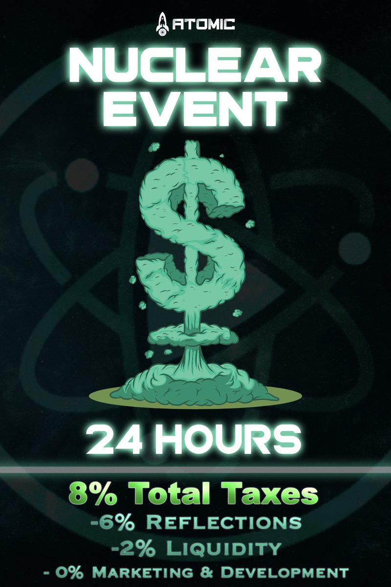 AtomicTokenBSC's tweet image. NUCLEAR EVENT!!!! #atomictoken