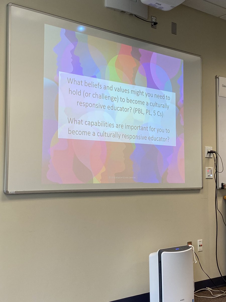 Another great day of learning from @Think_Collab - Adaptive Schools. What do you think? What beliefs and values might you need to hold (or challenge) to become a culturally responsive educator? #lcps <a href="/LCPSFacilitator/">LCPS Instructional Facilitators</a> <a href="/LCPSProLearning/">@LCPSProLearning</a> <a href="/LCPSOfficial/">LCPS News</a> @EquityinLCPS