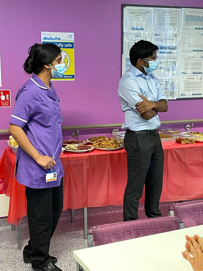 WeImprove - Royal London & Mile End Hospitals (@rlhweimprove) on Twitter photo Had the privilege of attending the Children's Theatres Qi project relaunch today.
#Amazingfood and #cake! Thank you!
<a href="/jackie_RLME/">Jackie Sullivan</a>
<a href="/chrisjgordon1/">Chris Gordon</a>
<a href="/HefsibaJacob/">Hefsiba Jacob</a>
<a href="/GavinJa14213089/">Gavin James</a>
@RoyalLondonHosp Had the privilege of attending the Children's Theatres Qi project relaunch today.
#Amazingfood and #cake! Thank you!
<a href="/jackie_RLME/">Jackie Sullivan</a>
<a href="/chrisjgordon1/">Chris Gordon</a>
<a href="/HefsibaJacob/">Hefsiba Jacob</a>
<a href="/GavinJa14213089/">Gavin James</a>
@RoyalLondonHosp