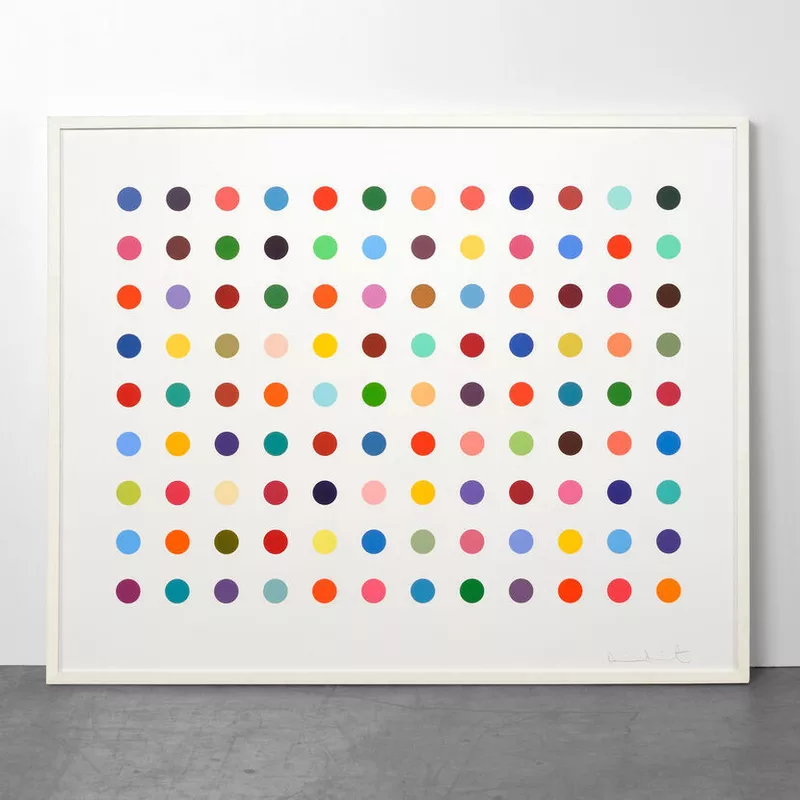 ChristneKim's tweet photo. Would you rather own a Damien Hirst NFT or physical print? Both are currently on sale for $60k+ but only one is up 3000% in the last 6 months.

Ellipticine (2007) print 1 of 75
Currency (2021) nft 1 of 10,000 https://t.co/ChY6Ed57he