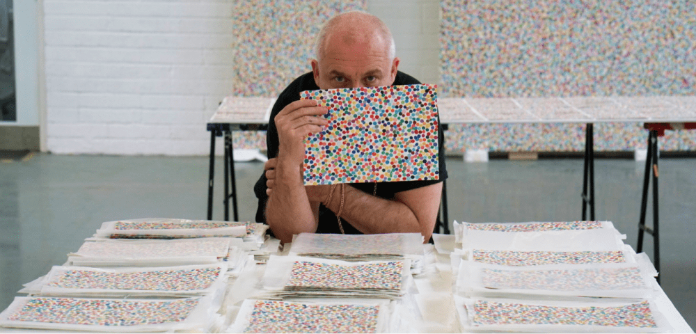 ChristneKim's tweet photo. Would you rather own a Damien Hirst NFT or physical print? Both are currently on sale for $60k+ but only one is up 3000% in the last 6 months.

Ellipticine (2007) print 1 of 75
Currency (2021) nft 1 of 10,000 https://t.co/ChY6Ed57he