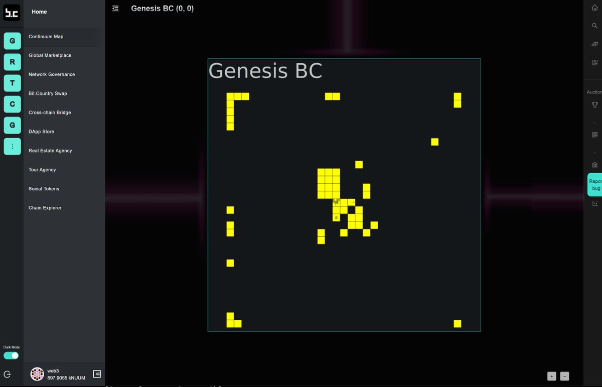 BitDotCountry's tweet image. ⚡️Bitcoin &amp;lt;&amp;gt; Altcoins 
⚡️Genesis BC(0 ,0) &amp;lt;&amp;gt; BC(x, y)

Genesis BC (0, 0) will be minted as the first ever bit country on our sovereign blockchain network.  

❤️Owning a slice of land there gives you huge💥 $BIT Mining Power. 

Get land drops/sales update: bit.country/#request-access