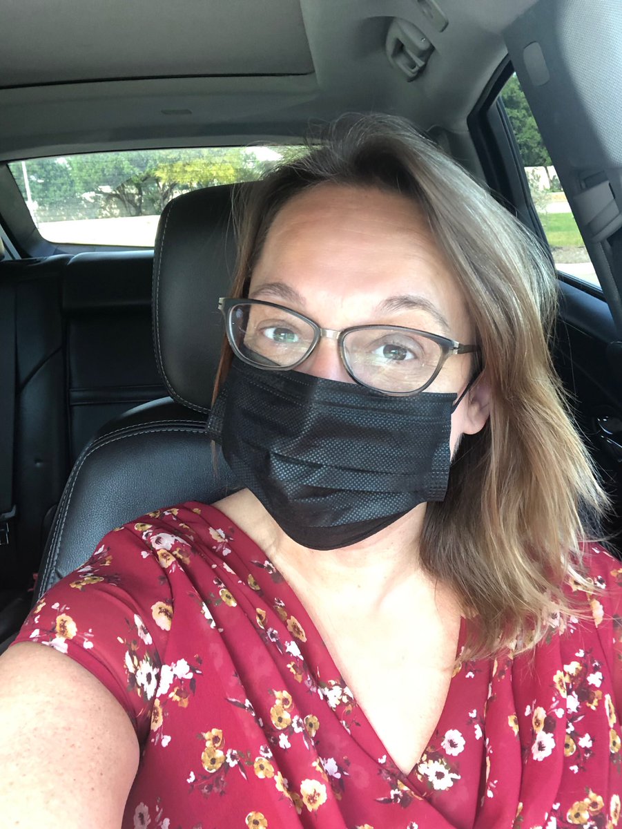 TheBloggess's tweet photo. You can’t go inside my Drs office anymore bc everyone is too contagious so now all the appts take place in the parking lot and I’m watching people getting their exams in their cars and feeling really grateful I’m not here for a Pap smear. https://t.co/vIhtxhG8i6