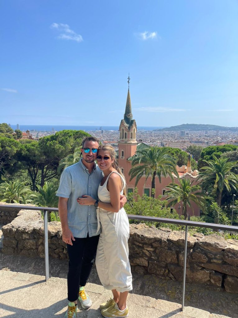 Parc Guell una de las grandes obras de Gaudí en #Barcelona
