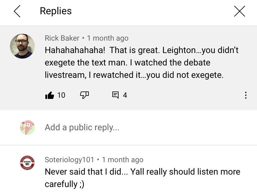 Eutrapeliamuse's tweet photo. Finally something I can agree with @leightonflowers about!! #neversaidthat
#hedidntexegete
#Provisionism
#Soteriology101 https://t.co/yEHChDEhNB