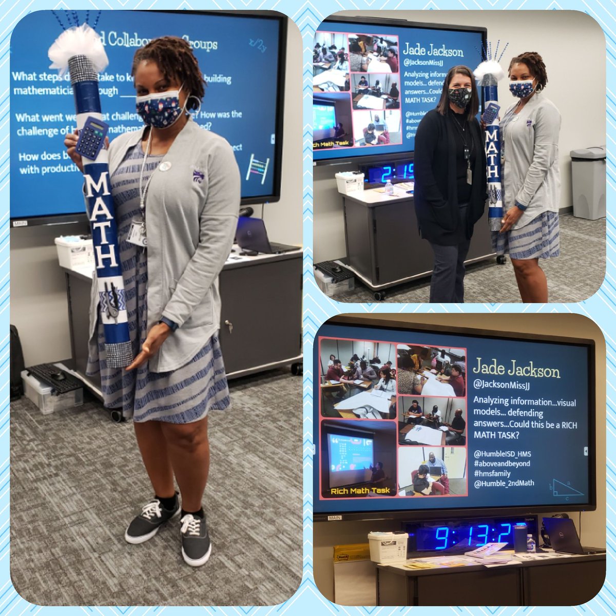 JacksonMissJJ's tweet image. 1st Secondary Instructional  Math 
 Coach to receive the traveling spirit stick for the 2021-2022 school year! 
@HumbleISD_HMS @Humble_2ndMath #BuildingMathematicians #aboveandbeyond #hmsfamily