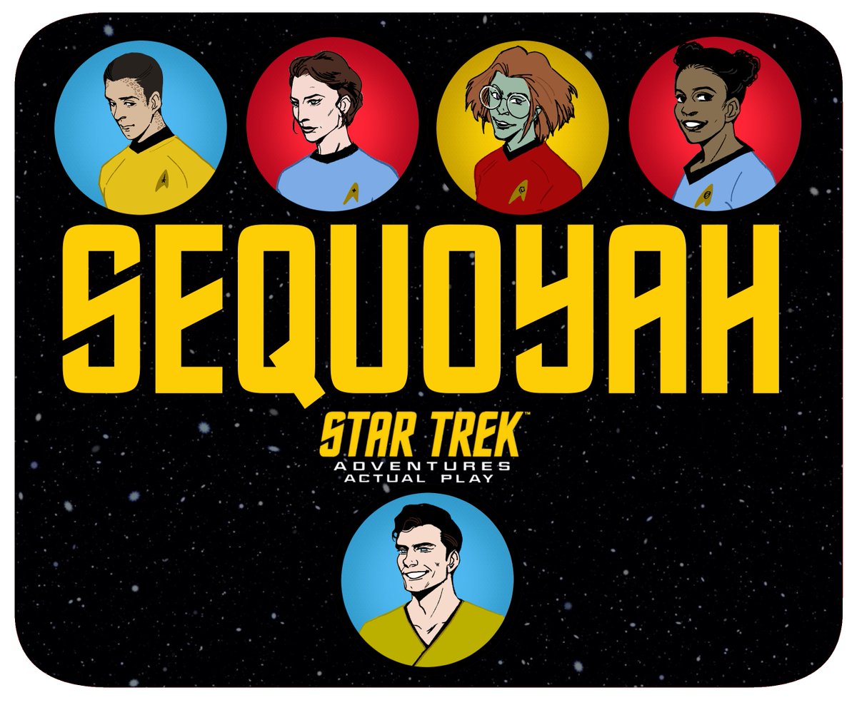 Gamerstable's tweet image. Star Trek Adventures actual play: Sequoyah is streaming tonight 8/31 at 8pm central. Relationship drama during ship-wide audits What could go wrong? @Modiphius @NerdEyeGames @thistleraven @DIYferret @LeslieGMgrrl @BrittniLeigh  twitch.tv/gamerstable