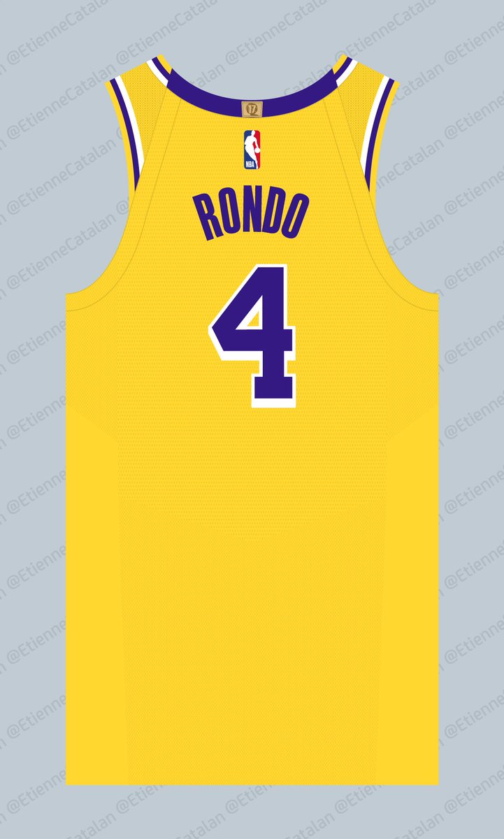 rajon rondo jersey number lakers