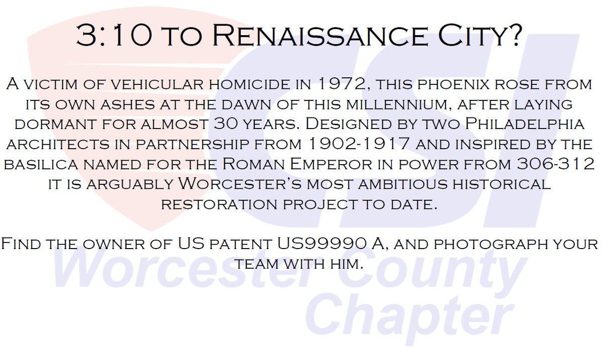 Worcester County Chapter CSI tweet media