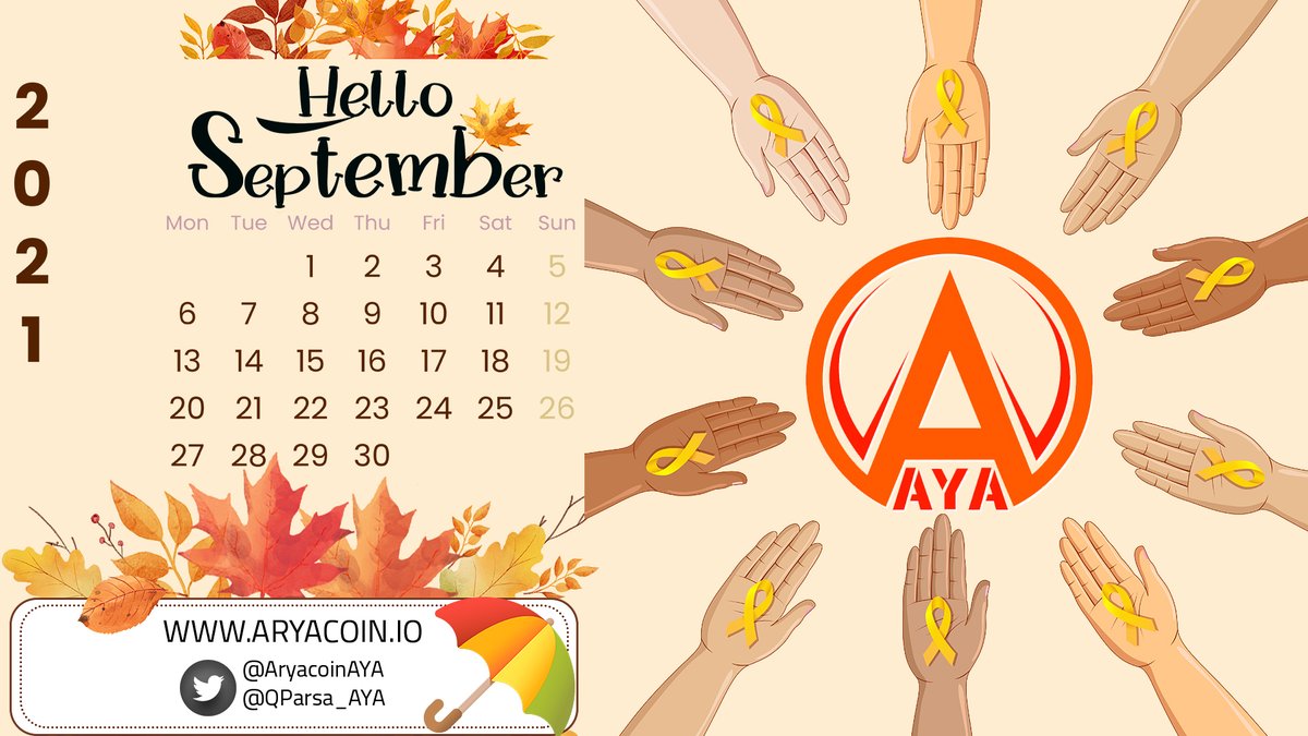 PhdinBM's tweet photo. @QParsa_AYA Welcome to the #September 🍁month 🍂
I think #fall season is beautiful with #Rain 🌧️ &amp; ☂️
But @AryacoinAYA fans will be happy with #Spring in #fall��

Come with #GoodNews 🎗️
#SeptemberWish 💫
#hope🏵️
#Calendar 🗓️ https://t.co/HFqvbbqBNo