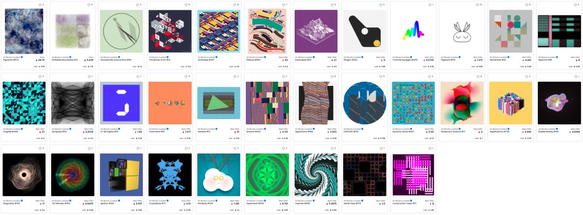 Bottledevil1's tweet photo. As NFT collector, my daily routine starts with @artblocks_io, There are so many talented generative artists. Recently @ChristiesInc will do an auction coming soon. I shared some good ones. Let's look for anything still undervalue from there. https://t.co/1tzq2Dcnju