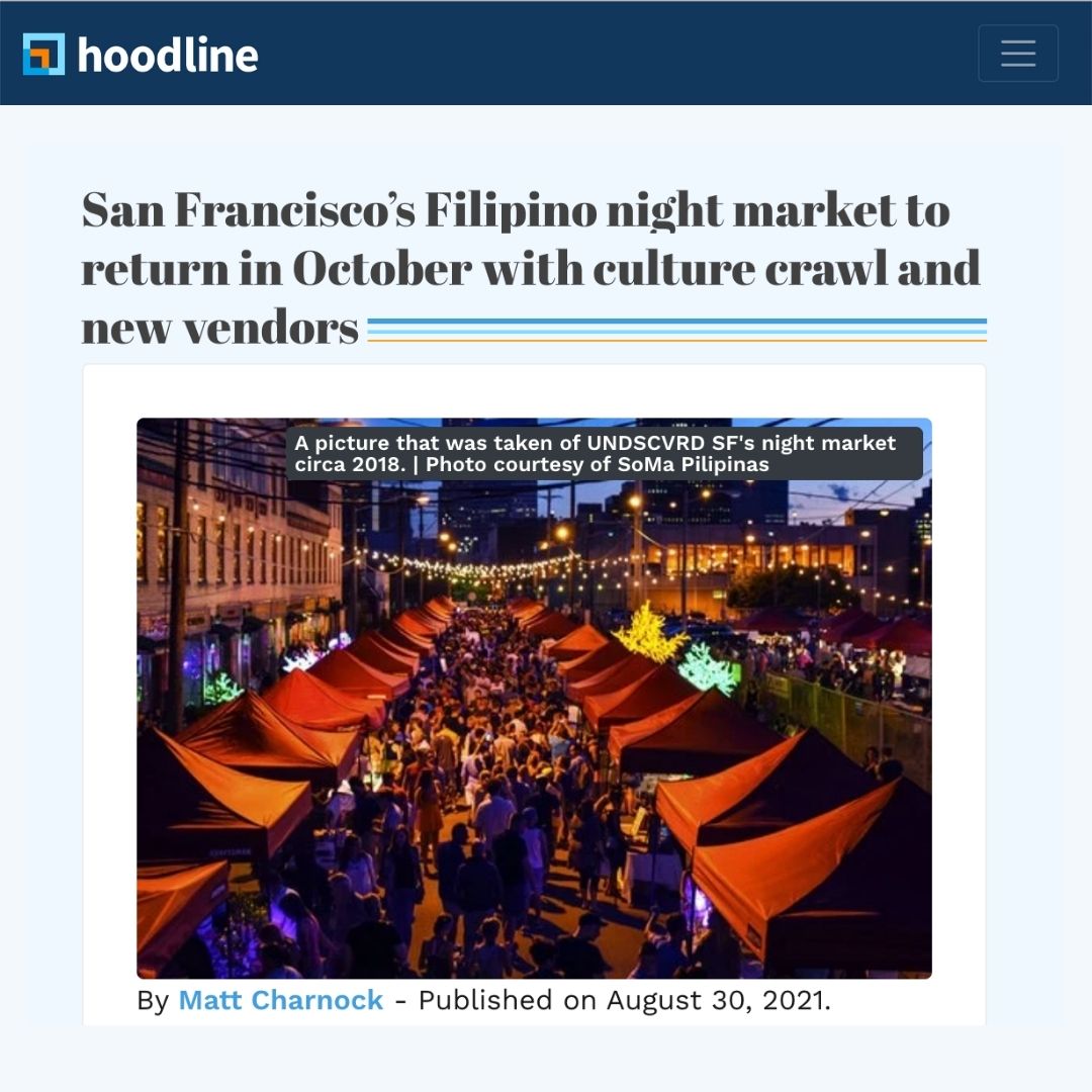 Thank you so much to <a href="/Hoodline/">Hoodline</a> for spreading the word about UNDSCVRD Culture Crawl 2021! 

Read the full article at bit.ly/3DvTCIO or check out the link in our bio!