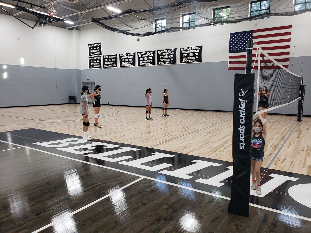 BhamAthletics's tweet image. More from Blackhawk vb; jv &amp;amp; v practice.  Love the "barnwood look" main court