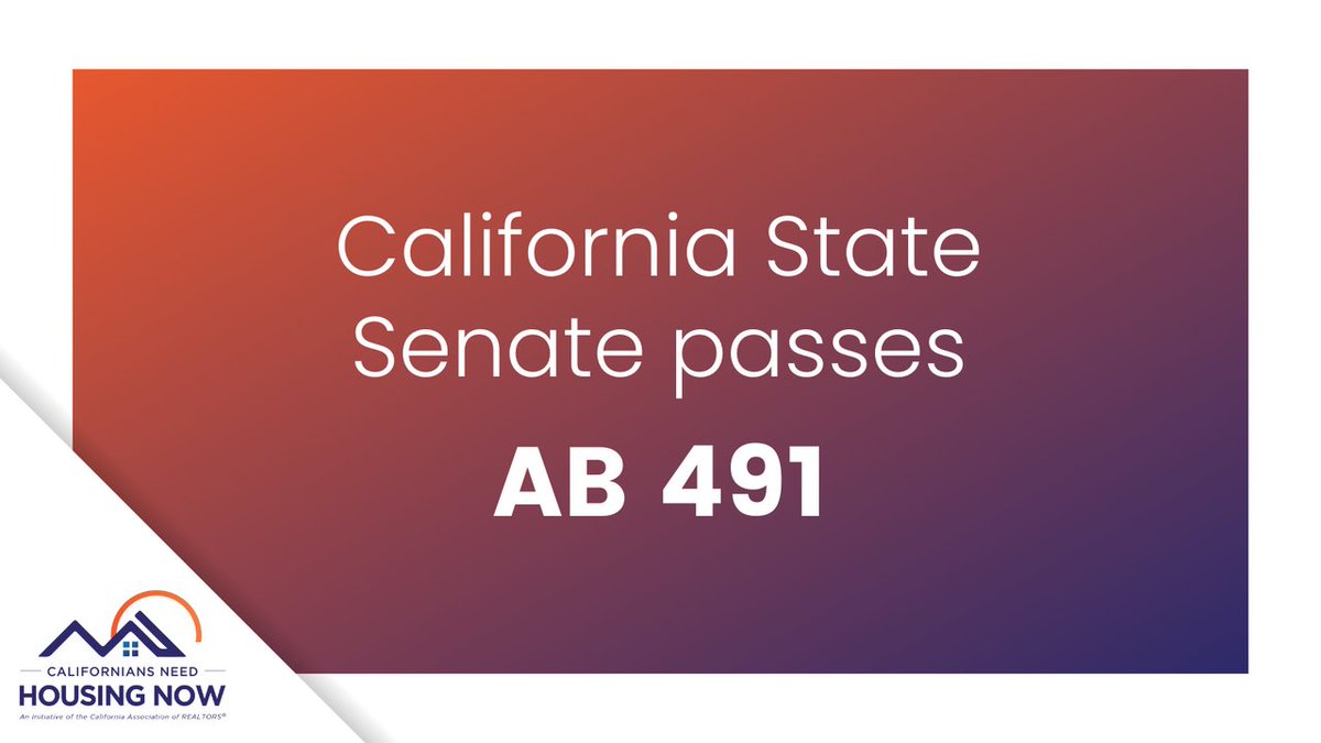 CARgovaffairs's tweet photo. .@CAREALTORS thank @AsmChrisWard and @LorenaSGonzalez for championing fair housing with our sponsored #AB491.
By prohibiting discrimination against those living in affordable housing units, we are closer to creating housing equity for all. #caleg https://t.co/y9Yken1KOy