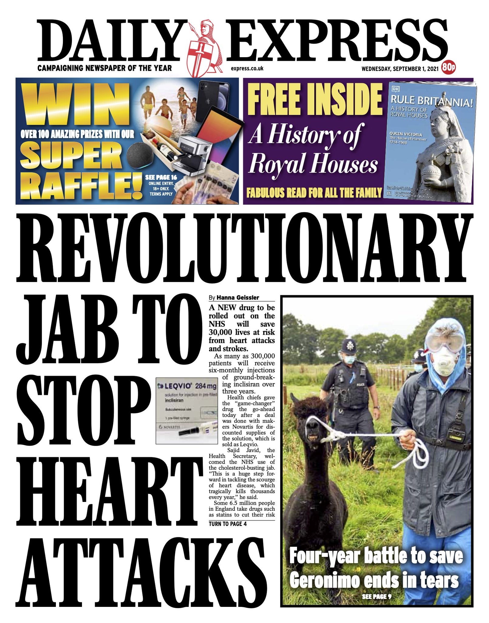 Daily Express on Twitter "Tomorrow's front page Revolutionary jab to