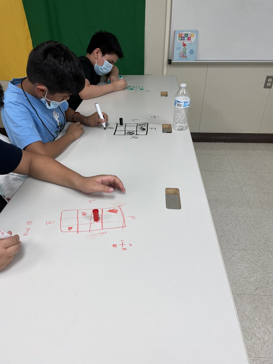 rocks_cs's tweet photo. My favorite lesson-paper programming day 1. Looking at some #StovallSuccess at @StovallMS_AISD @wright_elsa @AldineSTEM @AldineSTEM #codingisfun #coding #paperprogramming https://t.co/gVCFiILON2
