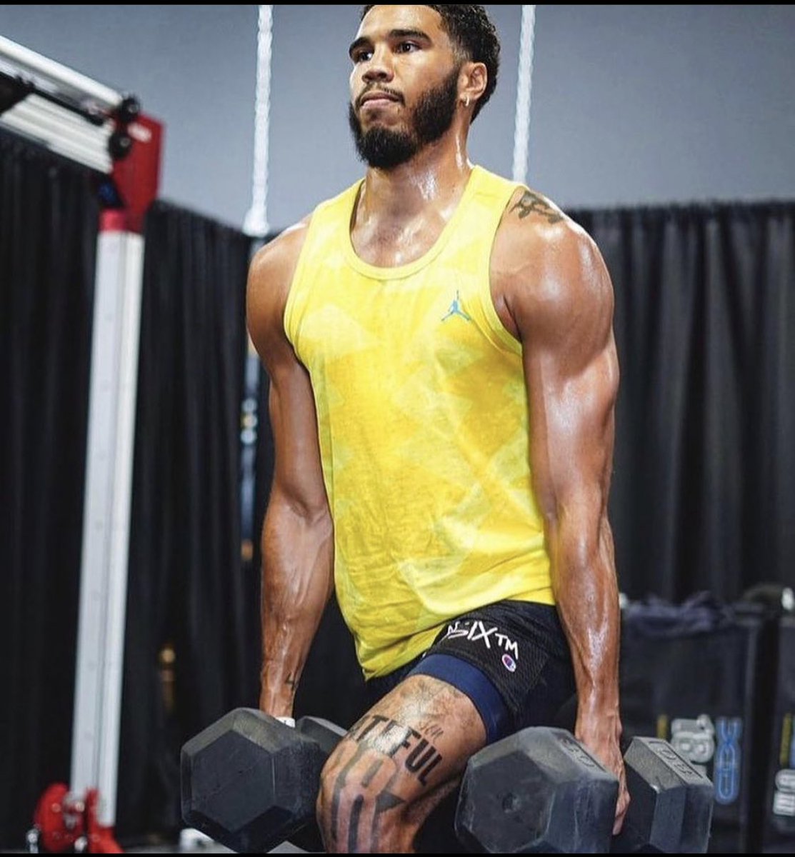 GhettoTatum's tweet photo. Tatum’s off-season vs. Luka’s… https://t.co/70Y36AUXaH