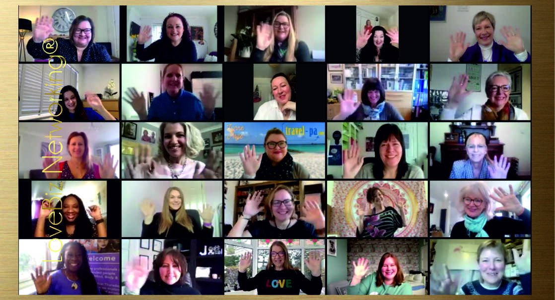 #Onlinenetworking tip:

Make sure your screen name is how people remember you. Samsung 1 or Rosie isn't the best. Mine says Sue Crooks - LoveBiz Networking Host.
I hope this helps you as Zoom is here to stay.
Embrace it.