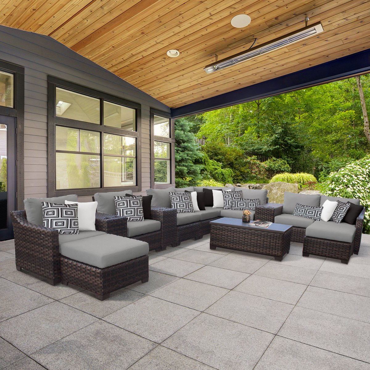 Does your patio furniture offer room to spread out? A coffee table with easily accessible storage? Plenty of deep cup holders? If not, it’s time to upgrade – to the kathy ireland® Homes and Gardens River Brook collection at <a href="/Wayfair/">Wayfair.com</a>! <a href="/kathyireland/">kathy ireland</a> 

wayfair.com/outdoor/pdp/ka…