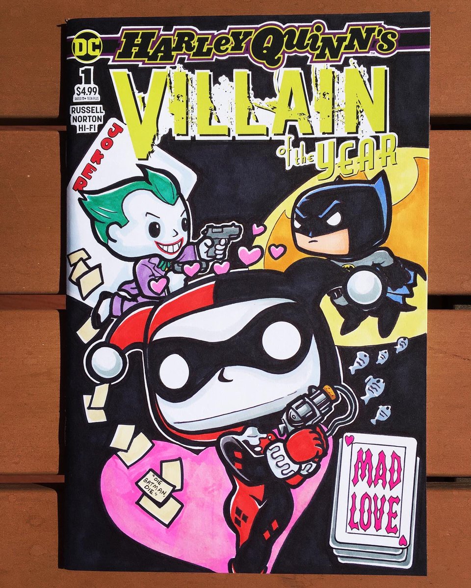 zeolee3's tweet photo. The Batman Adventures: Mad Love (1994) ❤️🖤

Cover Inspired by Bruce Timm

[CC#12]
#funkocomic #blanksketchcover #harleyquinn #batman #harleyquinncomic #dccomics #funkocomics  #batmananimatedseries #joker #madlove https://t.co/yQb2YFUPpf