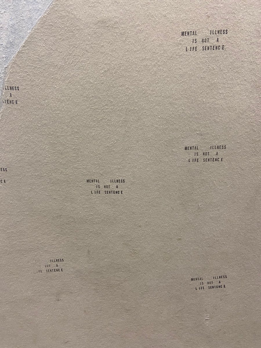 CommPsy's tweet image. Art spotted today at Bethnal Green underground station. We agree that mental illness is not a life sentence, recovery is possible. Where there is help, there is hope.