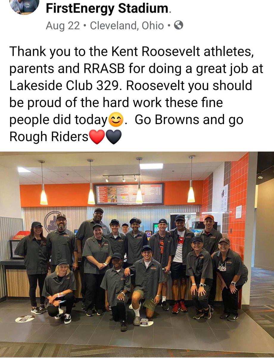 Here is one of our local non-profit partners that volunteers <a href="/FEStadium/">#DawgPound</a> in our concessions stand. Want to know how your Non-Profit can fundraise with us? Join us tomorrow or September 7th for an open house stadium for more information.Reach out to rvsp.#fundraise #Donations