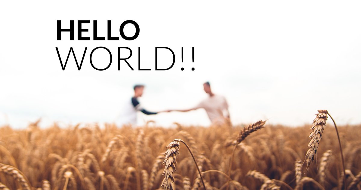 Hello world! It’s an exciting day. 
We’re happy to be bringing you the FARMER WELLNESS PROGRAM (FWP) to social! 

Connect, ask your questions &amp; learn. Your mental health matters &amp; you matter too!

Program info ... farmerwellnessprogram.ca #FarmerMentalHealth #MentalHealth #Farmers