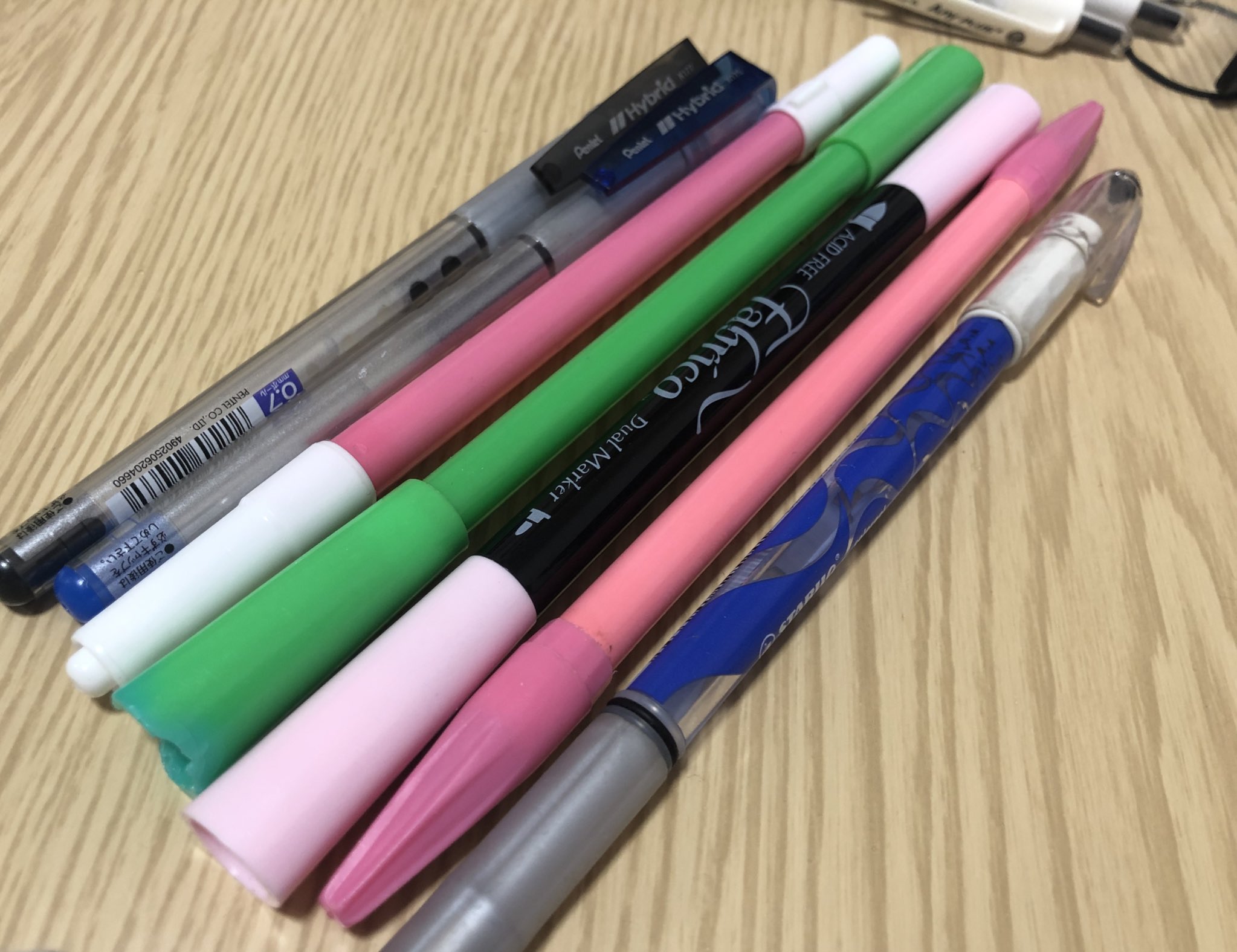 ペン回し カラゲル 純正金属チップ 旧軸(希少) colorgel mx