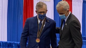 TriWest is proud to work in partnership with the <a href="/DeptVetAffairs/">Veterans Affairs</a> to help provide access to care for our nation’s #Veterans. As a sponsor of the #ALConv2021, <a href="/TriWest/">TriWest Healthcare Alliance</a> President &amp; CEO David J. McIntyre, Jr., was in attendance with <a href="/SecVetAffairs/">VA Secretary Doug Collins</a> to support <a href="/AmericanLegion/">The American Legion</a>.