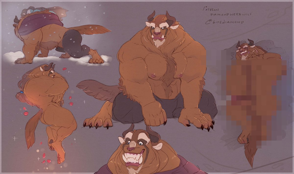 DiamondWerewolf💎🐺🔞 Comms FULL 7/7 tweet media