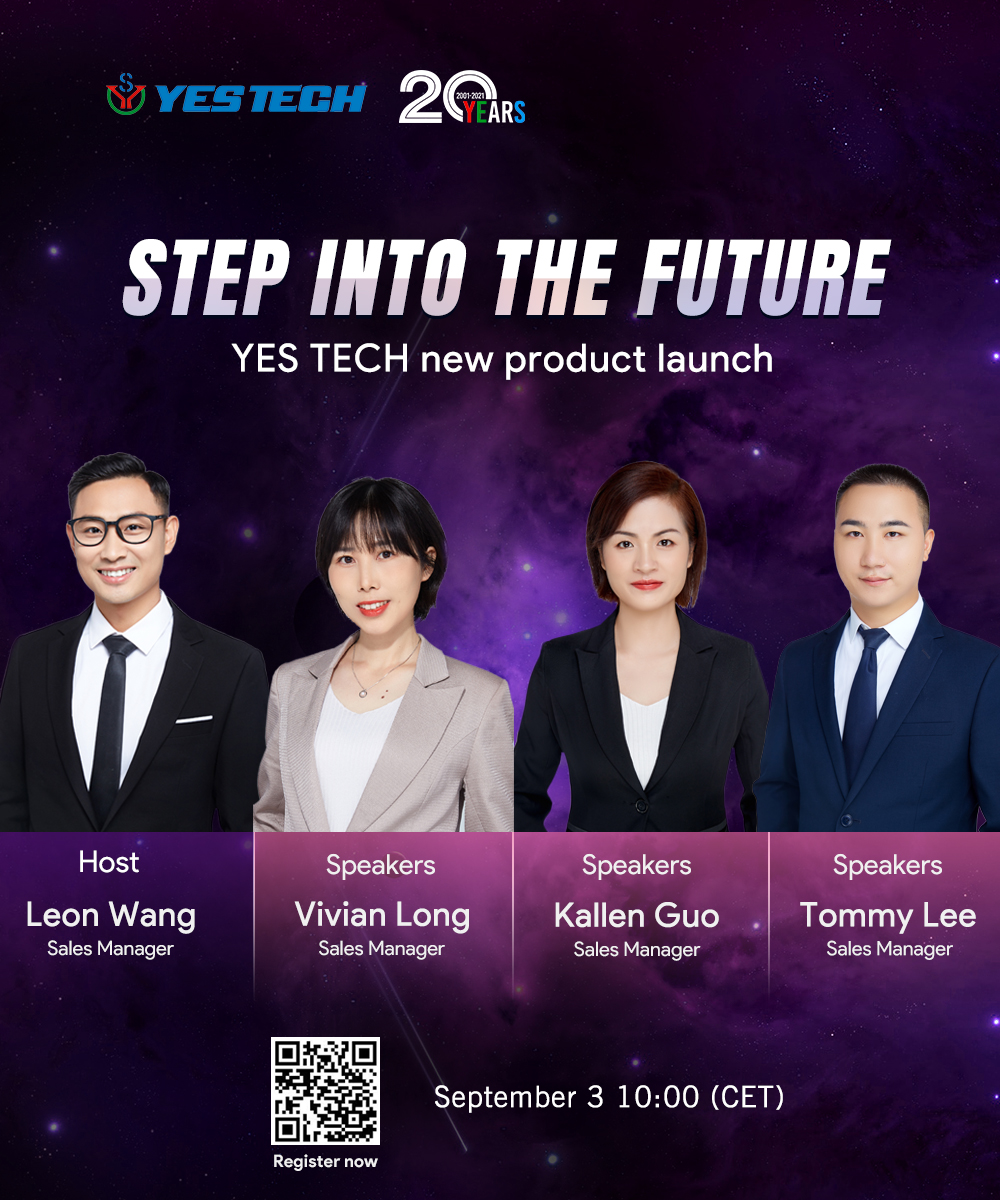 Countdown 2 days! YES TECH invites you to join the Online New Product Launch✨STEP INTO THE FUTURE✨at 10:00(CET) on Sept. 3rd.
Our gold medal host and speakers will bring you our latest technologies and three fine pixel pitch #ledscreens
Join us here: live.polyv.cn/watch/2420246?…