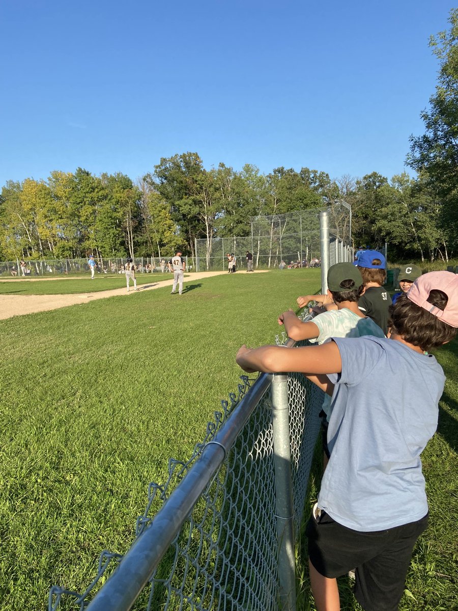 The 13U AA finals are on tonight! Charleswood Dodgers vs North Winnipeg Mauraders - with the other Charleswood 13U AA team cheering them on! #playball