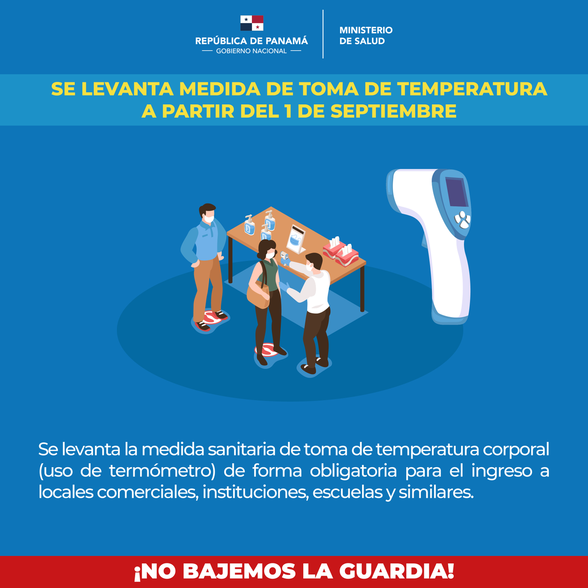 MINSAPma's tweet photo. Nuevas medidas vigentes desde el 30 de agosto de 2021, debido a la baja incidencia de casos y el avance del proceso de vacunación en el país. Parte 2.
#ProtégetePanamá #UnidosVenceremos https://t.co/2FAFeQnCZ8