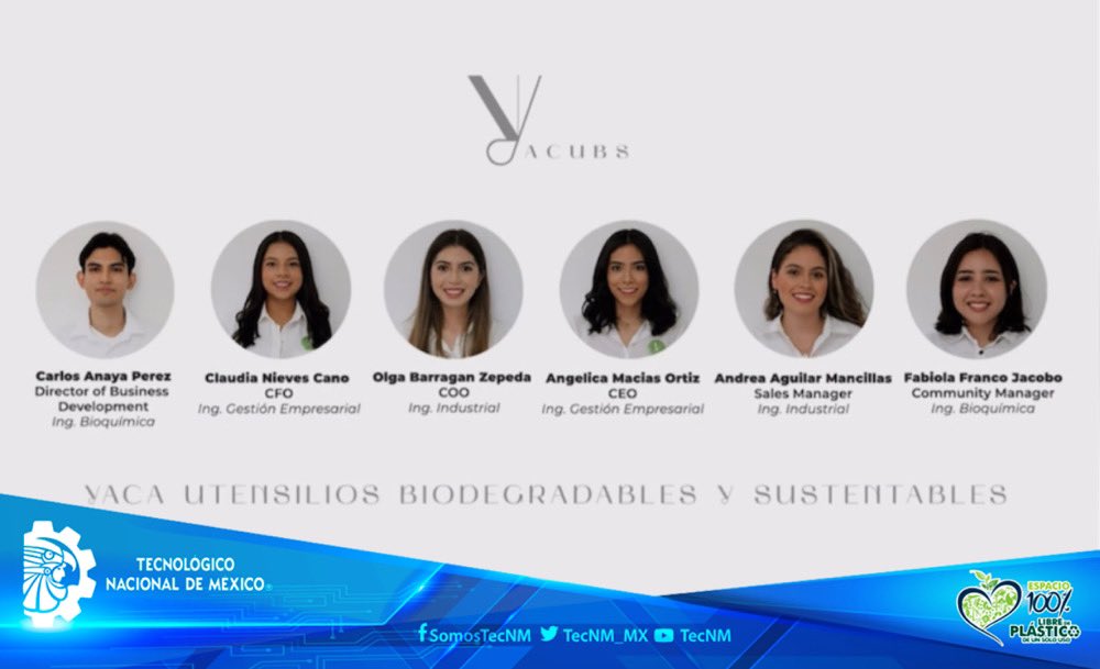 TecNM_MX's tweet photo. #ComunidadTecNM conozcan el proyecto del #TecNM campus Tepic “Yacubs”, primer lugar de la liga Next Gen Leader #Enactus2021, ver video
👉🏻 https://t.co/kW14qdsHiQ

¡FELICIDADES!
#EmergiendoCN2021 #TodosSomosEnactusMx #OrgulloTecNM https://t.co/BXuisXDxmp