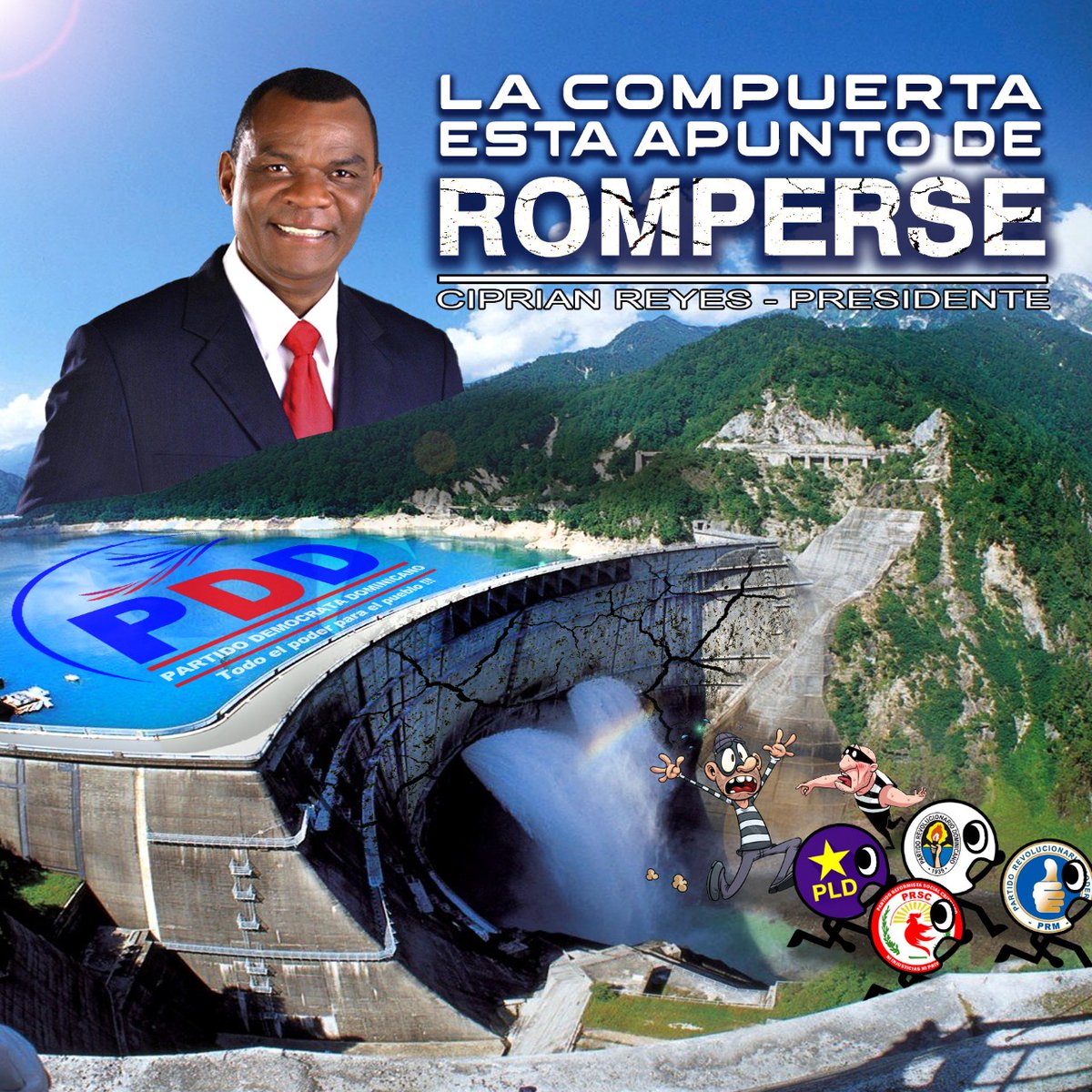 ciprianreyes's tweet photo. La compuerta esta a punto de #romperse https://t.co/EL976dvldF