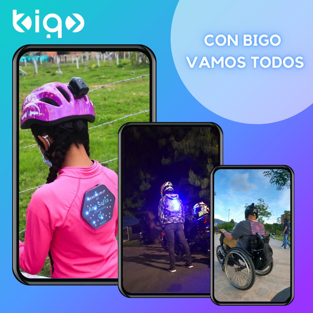 BigoSafe's tweet photo. Gracias a todos ustedes que nos acompañan en esta aventura 🙌🏻
.
.
.
#BigoSafe #HechoEnColombia #BigoCommunity #BigoAmigos #BigoParche #BigoCiclistas #BigoMotociclistas #BigoEnDosRuedas #BigoScooter #BigoPatines #Colombia #SeguridadVial #siemprevisiblessiempreseguros https://t.co/v9tLuB44vL