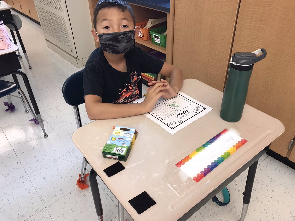 MrsMizesClass's tweet photo. Today we read βOur Class is a Family.β Then Ss completed a page which will be a part of our class book sharing what they think it means to be family and what makes them special and unique! πβ€οΈ#ourclassisafamily #FHEBobcats #PAWsitivePride @FernHillES https://t.co/TjGp2PXVVw