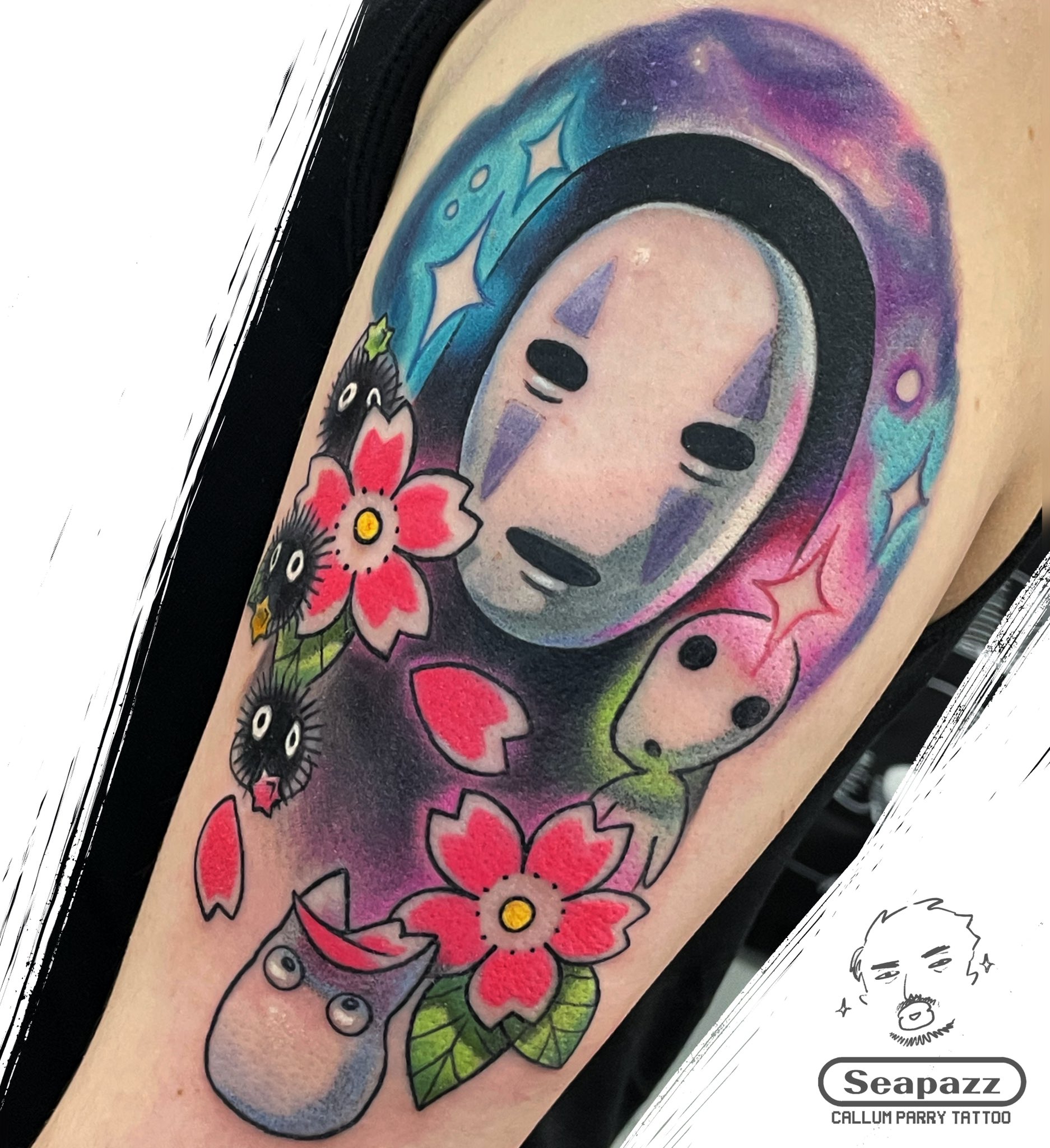 Studio Ghibli Tattoo Design Foto & Idee Studio Ghibli Tattoo Design Illustration