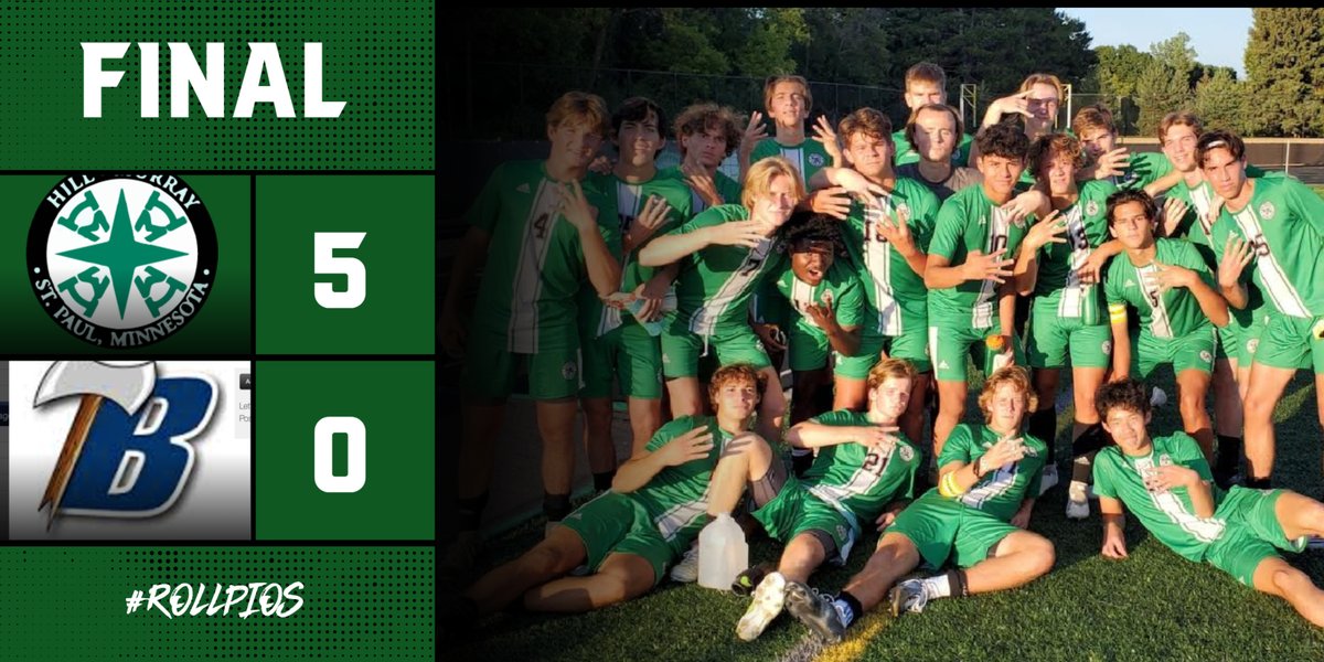 Boys Soccer with a 5-0 win over Bemidji