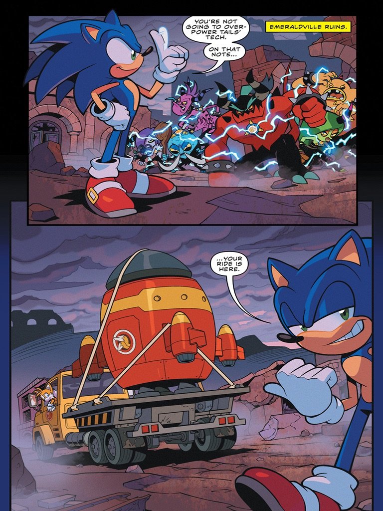 IDW Sonic Issue 10 covers - Tails' Channel