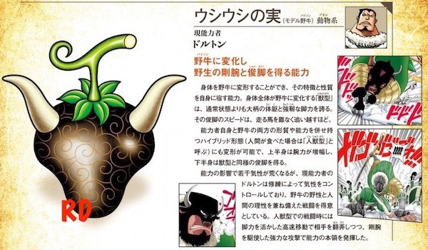 Ushi Ushi no Mi, Model: Bison, One Piece Wiki