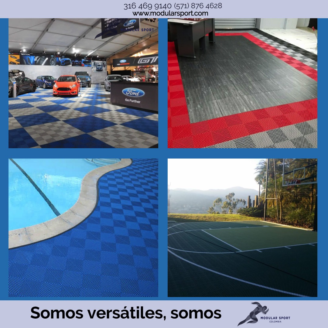 ModularSportCol's tweet image. 😃 Las superficies #modularsport se adaptan a tu necesidad:

📌 Eventos 
📌 Hogar 
📌 Zonas de descanso 
📌 Deportes

¡Tu eliges!