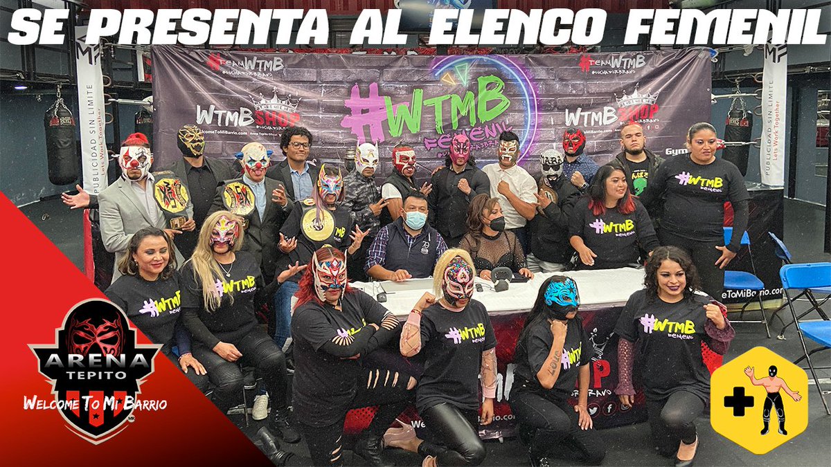 mas_lucha's tweet photo. ¡Welcome to mi Barrio presentó al elenco femenil en la @ArenaTepito! 🤼‍♀️👏

🔴 https://t.co/0lv7M4dpXv https://t.co/RsrF7GmrBZ