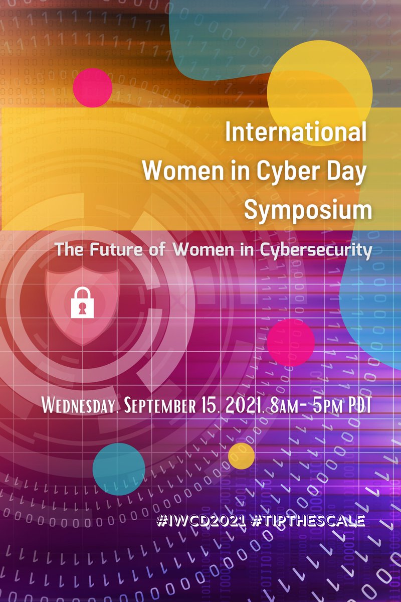 International Women in Cyber Day 👩‍💻Symposium is  happening on September 15th! Register to attend by using the link below. 💫WCS2 Members get free 🏆admission. Login to the member portal for information.
app.canapii.com/login?e=intern… #womenincyberday #TipTheScale